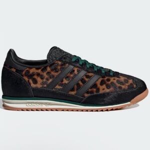 NWT Adidas SL 72 "Leopard Print Collegiate Green" sneakers